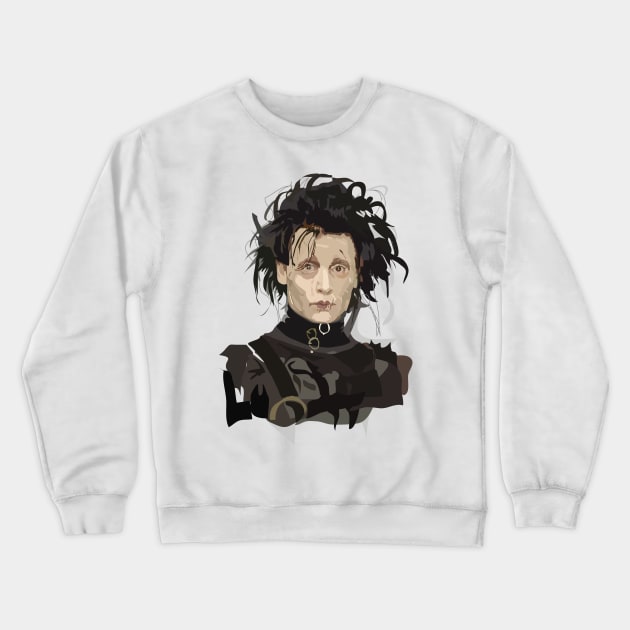 Edward Scissorhands Crewneck Sweatshirt by annamckay